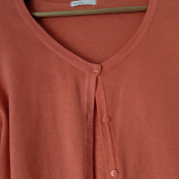 Orange H&M orange knitted jacket - Picture 3 of 4